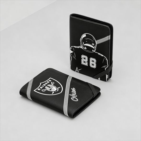 Discover Custom Name LasV Football Inspired Passport Holder, Personalized Travel Cover Gift