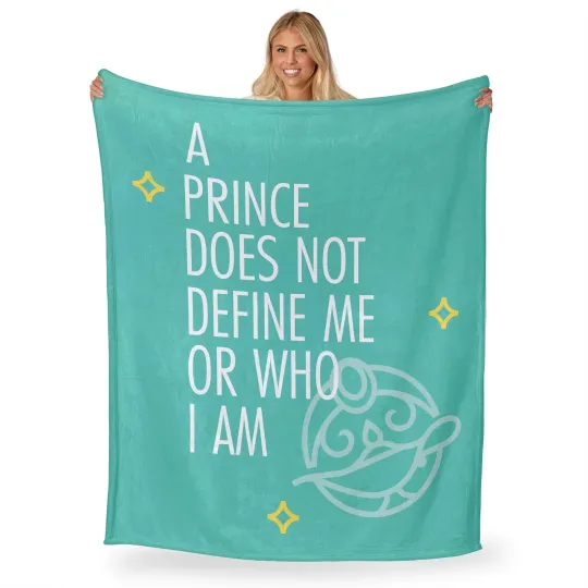 Discover Disney Princesses Who I Am Disneyland Gift Princess Fleece Blanket
