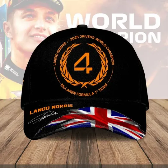 Discover Lando Norris 2025 World Champions Classic Cap, Gift For Fans