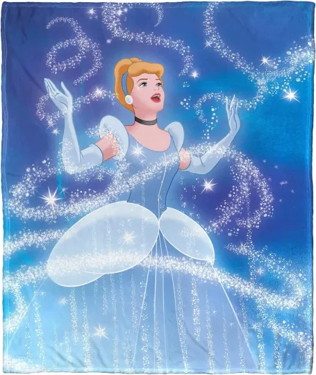 Discover Cinde Transformed Disney Princess DisneyFriends Fleece Blanket