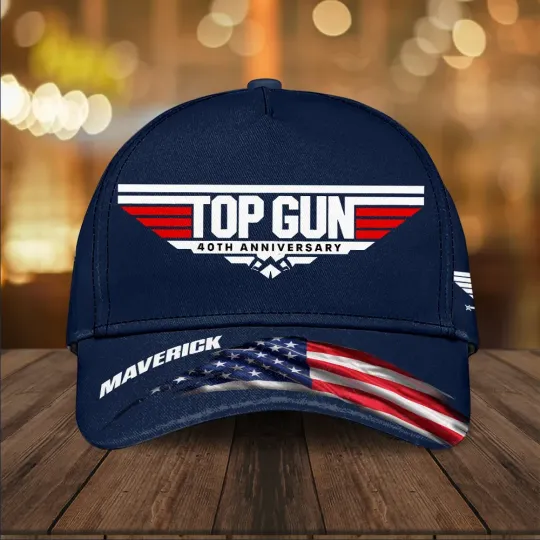 Discover TopGun 40th Anniversary 2026 Classic Cap, Gift For Fans