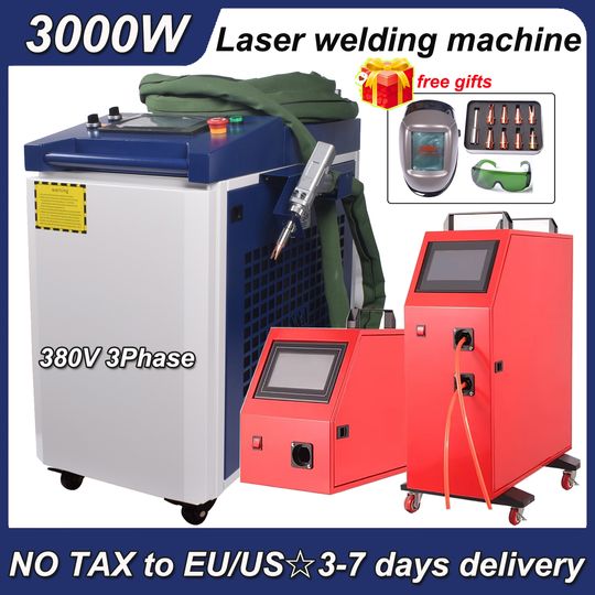 Discover Raycus 3000W 4 in1 Fiber Laser Welding/Cleaning Welder Machine& 2 Channel Feeder machine