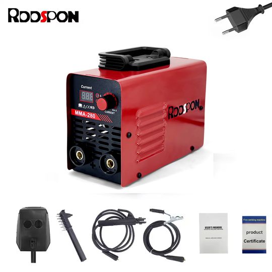 Discover MMA 280 Welding Machine 220V EU Plug ARC LED Digital Display DC Inverter Portable Welder Tools Welding Equipment For Household