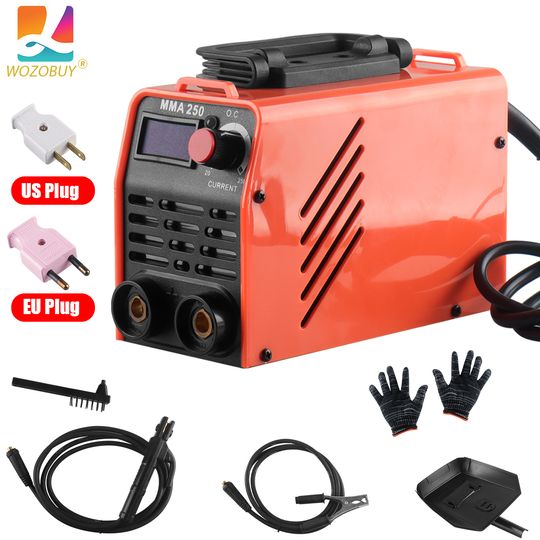 Discover Electric Welding Machine attachment 250A Adjustable Home Mini Welding Device Direct Current Manual Metal Arc Electric Welder