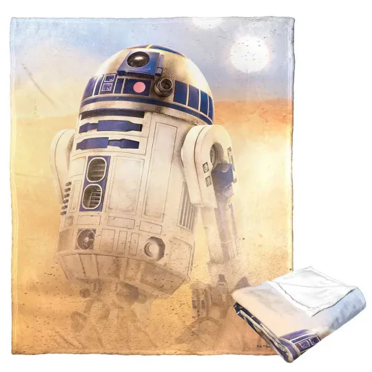 Discover Disney Star Wars Artoo Cozy Fleece Blanket