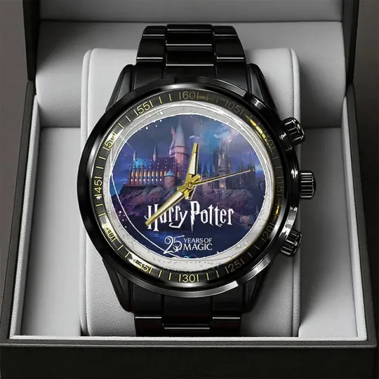 Discover Harry Potter 25th Anniversary 2026 Black Stainless Steel Watch