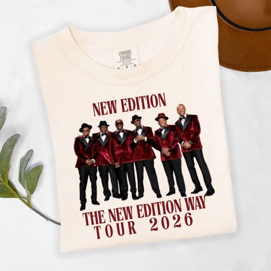 New Edition Shirt, New Edition Way Tour 2026 Shirt, NE R&B Group Concert Tee