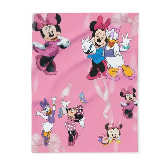 Discover Disney Minnie & Daisy Girl Friendship Fleece Blanket