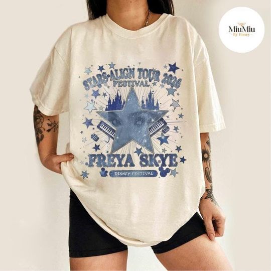 Discover Descendants Zombies Worlds Collide Tour, Stars Align Tour 2026 Festival Tee
