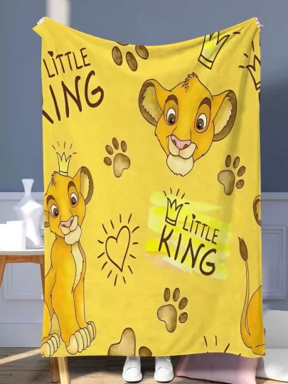 Discover Disney Lion King Simba Little King Fleece Blanket