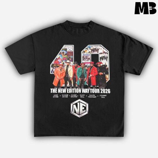 The New Edition Way Tour 2026 T-Shirt, New Edition T-Shirt, Retro 90s R&B Concert Tee