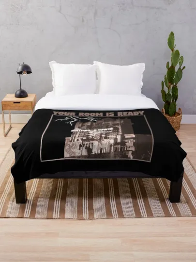 Discover Disney Your Room Is Ready - Hollywood Tower Hotel Cozy Fleece Blanket