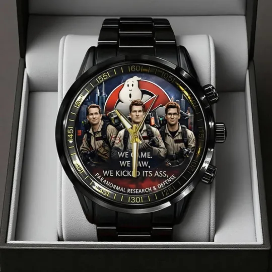 Discover Ghostbusters Black Stainless Steel Watch