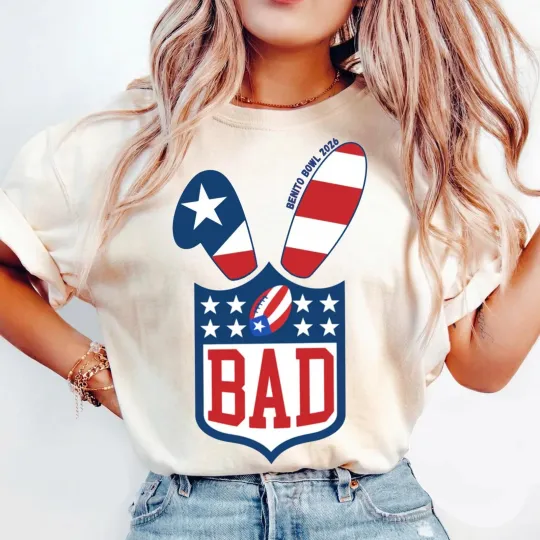 Discover Comfort Colors Benito Bowl TShirt, 2026 Super Football Shirt, Bad Game Day Bunny