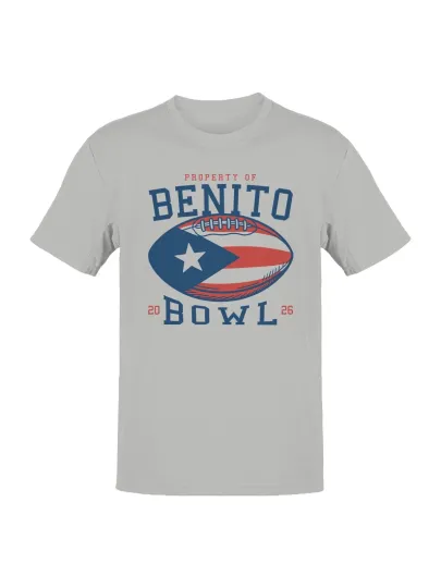 Discover Benito Bowl 2026 Football Design Men's T-shirt