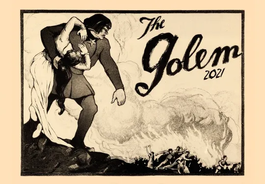 Discover 2026 Wall Calendar (12pg) The Golem (1920) Vintage Film Stills