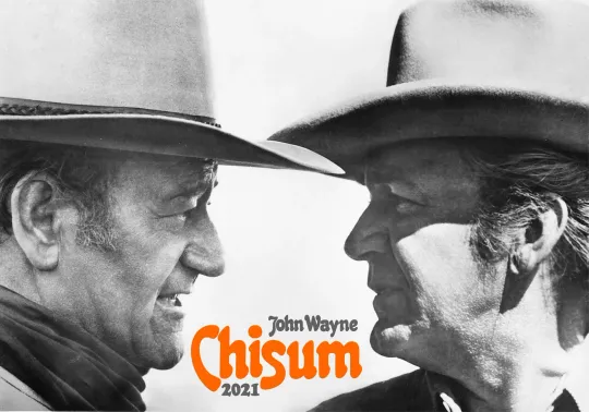 Discover 2026 Wall Calendar (12pg) Chisum Vintage Cowboy Film Stills