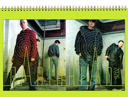 Discover 2026 Wall Calendar Radiohead Music Photo Poster Magazine Cover