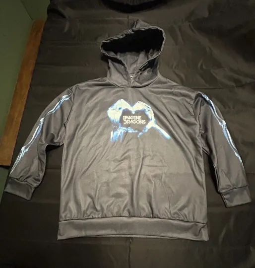 Discover Imagine Dragons Loom World Tour 2024 Merch Bones Skelly 3D Hoodie Unisex L