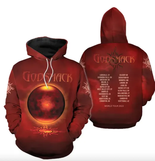 Discover Godsmack Music Band Tour 3D All over print Hooide
