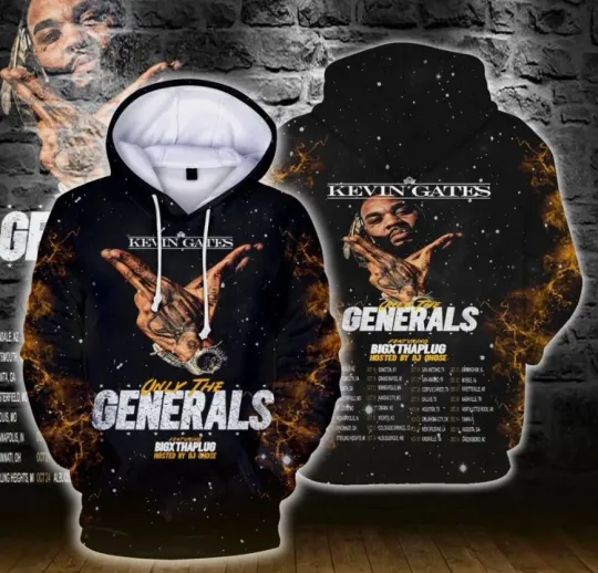 Discover KG Music 3D Hoodie, Only The Generals Tour 2023 All Over Print