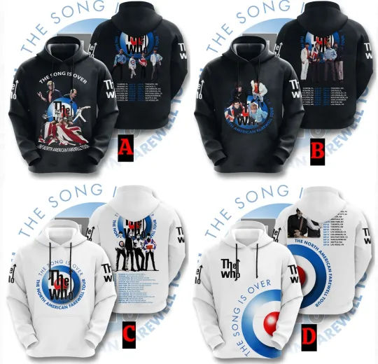 Discover The Whoo The Song Is Over Tour 2025 3D Hoodie Shirt