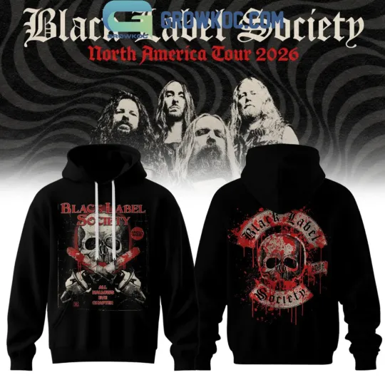 Black Label Society North America Tour 2026 3D Hoodie S-5XL