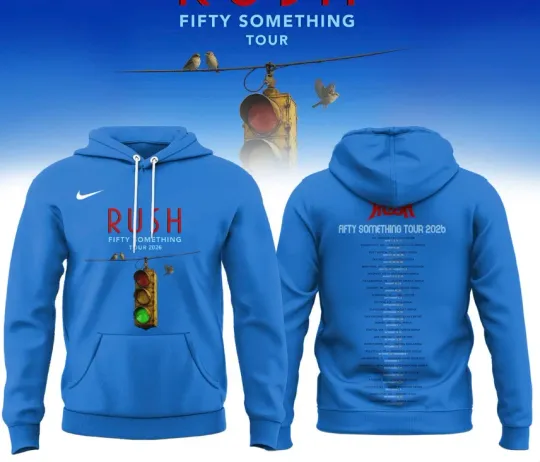 Discover Rush Fifty Something Tour 2026 Celebration Hoodie 3D
