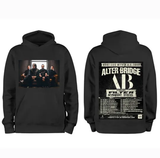 Discover Alter Bridge Announce 2026 US Tour Hoodie Fan Band Music Sweatshirt S-5XL