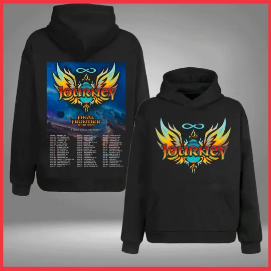 Discover SALE Journey Band Final Frontier Tour 2026 Schedule Tour Dates Hoodie Reprint
