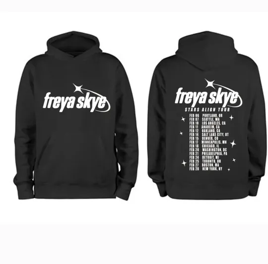 Discover Freya Skye Stars Aling Tour 2026 Hoodie 2 sided shirt