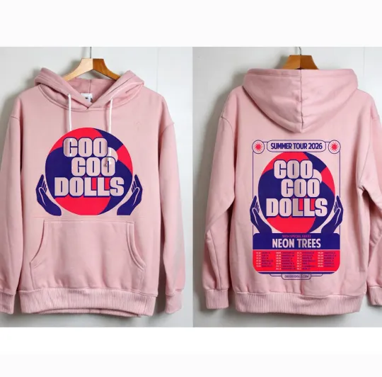 Discover Goo Goo Dolls Summer Tour 2026 Hoodie Music Concert Hoodie