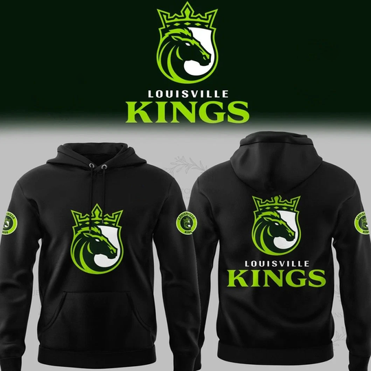 Discover Louisville King Football Black 3D Hoodie