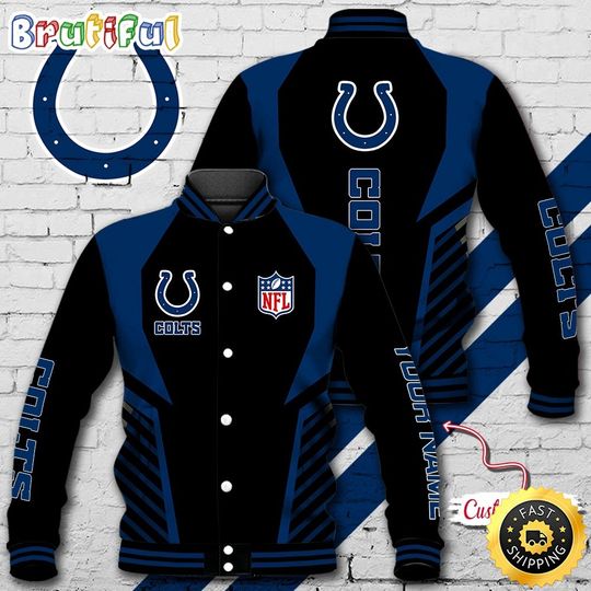 Indianapolis Colts Baseball Jacket Football Sports Jacket