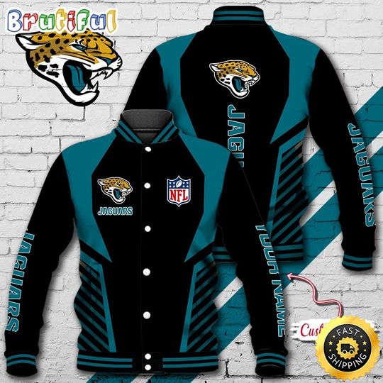 Jacksonville Jaguars Baseball Jacket Football Sports Jacket