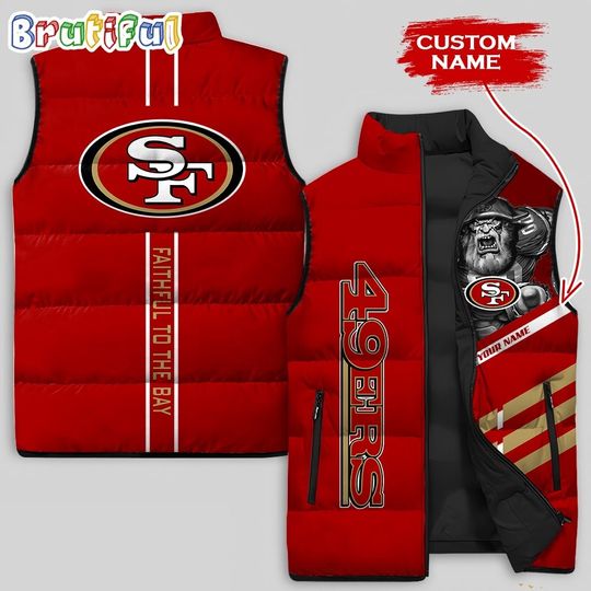 San Francisco 49ers Damn Right Sleeveless Down Jacket