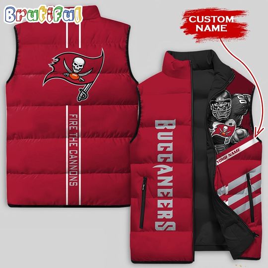 Tampa Bay Buccaneers Damn Right Sleeveless Down Jacket