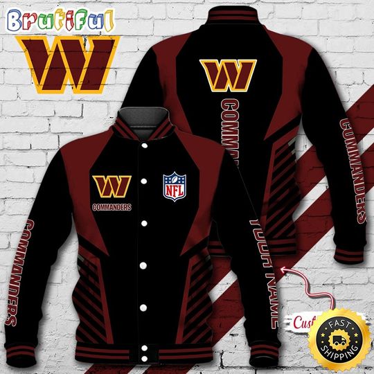 Washington Commanders Baseball Jacket Football Sports Jacket