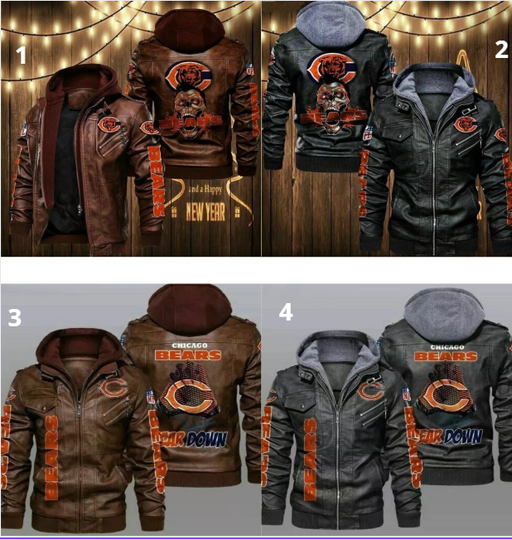 Men’s CB Vintage Style Flight Bomber Hooded Black Genuine Leather Moto Jacket