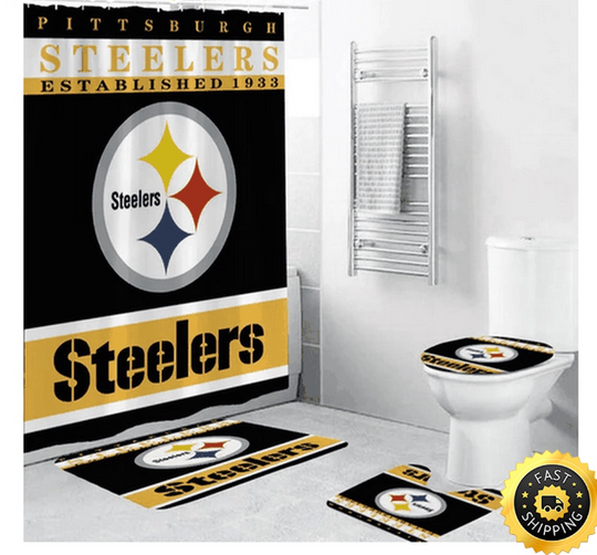 Pittsburgh Steeler 1933 Shower Curtain Sets
