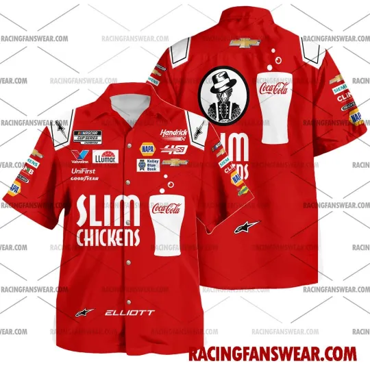 Discover Chase Elliott NASCAR Racing 2024 Hawaiian Shirt