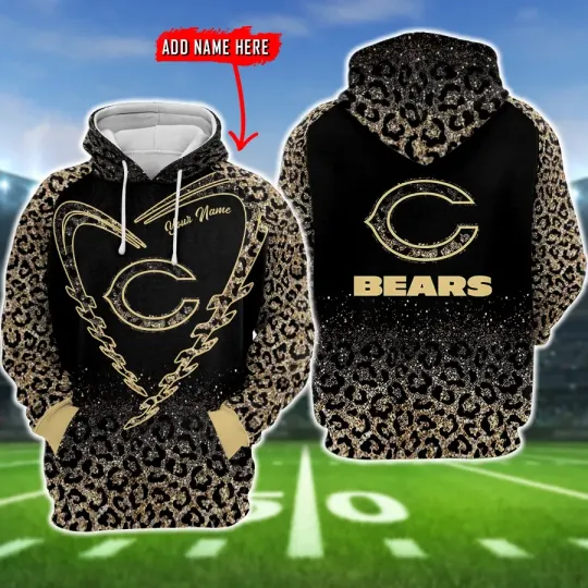 Discover Personalized Chicago Football Team Bearss 3D Hoodie