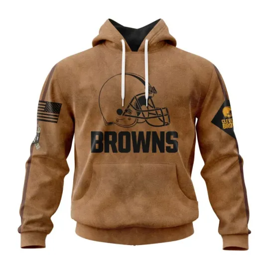 Discover Personalized Cleveland Football Team Brownss 3D Hoodie
