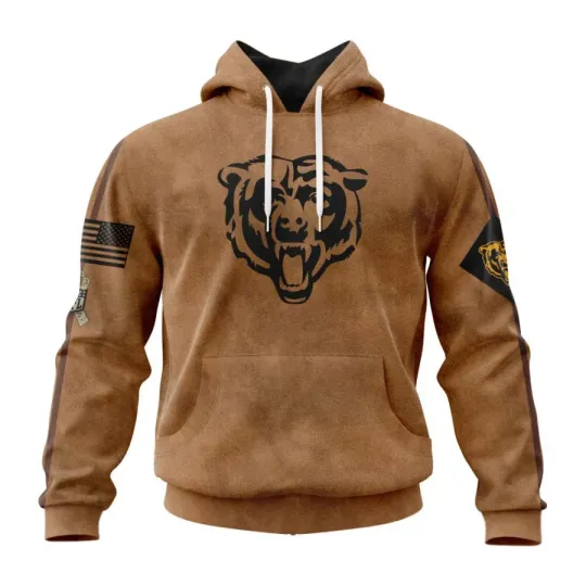 Discover Personalized Chicago Football Team Bearss 3D Hoodie