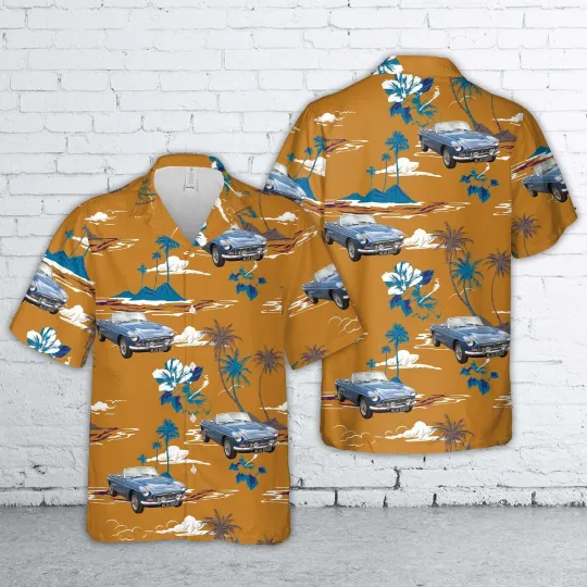 Discover 1968 MG C Roadster Hawaiian Shirt