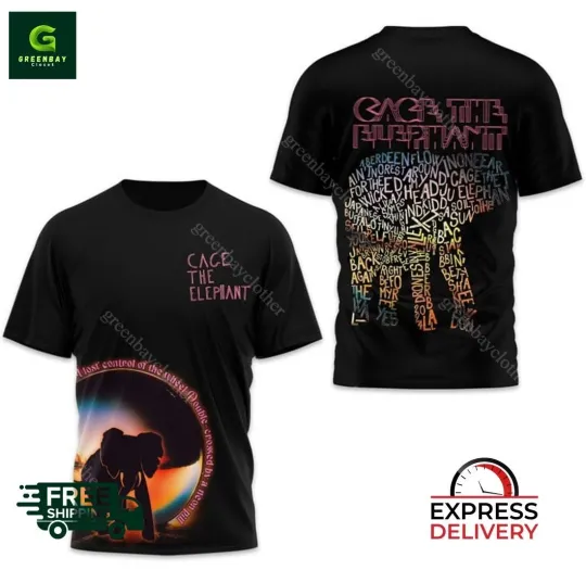 Discover Cage The Elephant 3d Shirt Full size S-5XL Unisex HS490