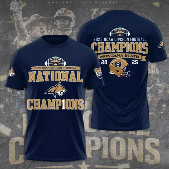 Discover Montanaa State Bobcat Football 3D Shirt S-5XL M4