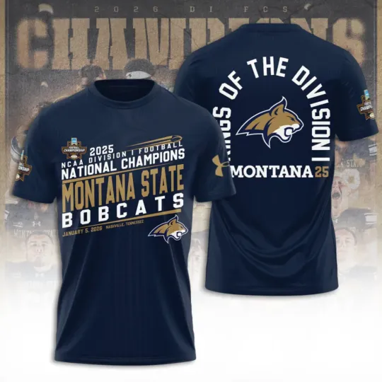 Discover Montanaa State Bobcat Football 3D Shirt S-5XL M2