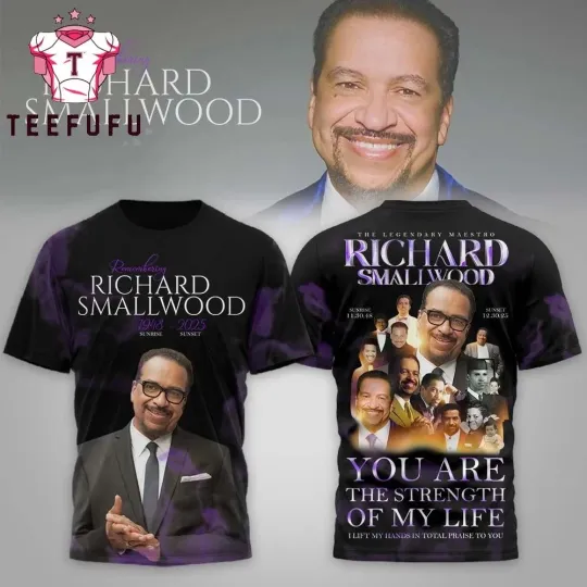 Discover Remembering Richard Smallwood Music Graphic 3D T Shirt TH28