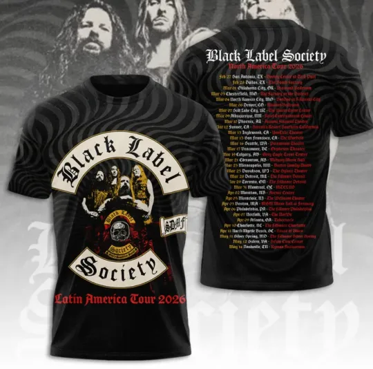 Discover Black Labell Society1 Unisex 3D T-Shirt Fullsize Xs-5Xl